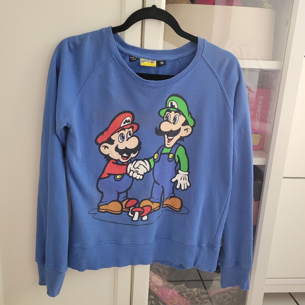Mario Bros officially licensed vintage sweater